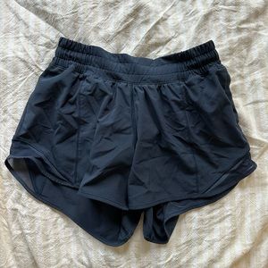 Navy lululemon shorts